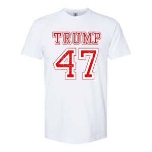 Trump 47 2024 Election Republican Conservative Softstyle CVC T-Shirt