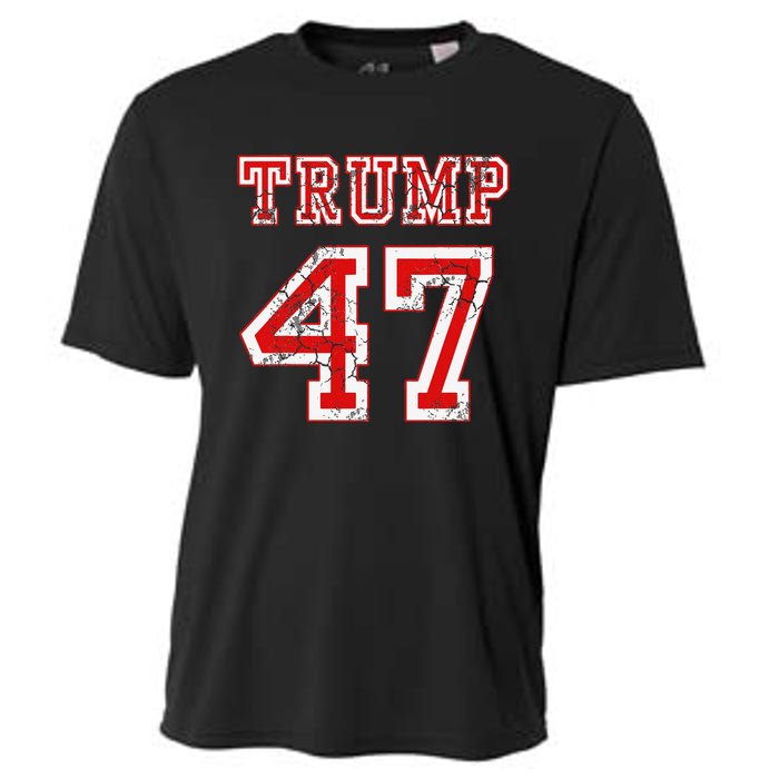 Trump 47 2024 Election Republican Conservative Cooling Performance Crew T-Shirt