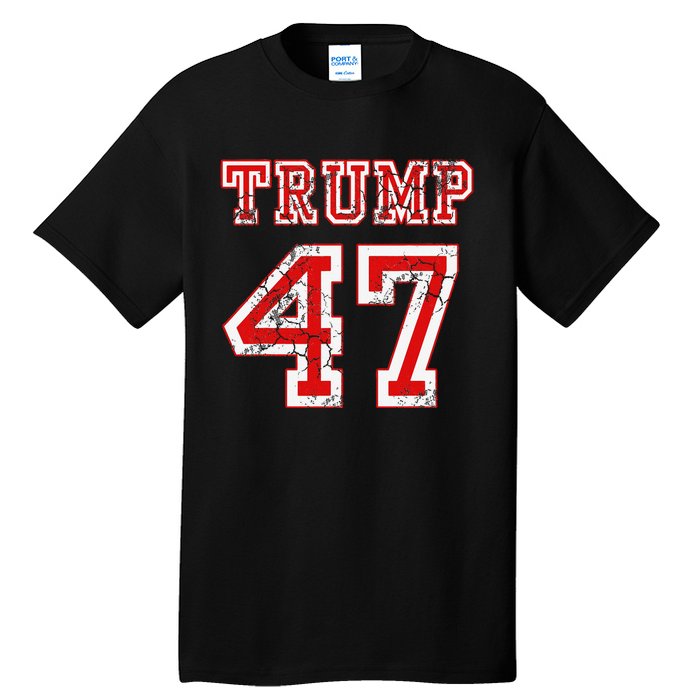 Trump 47 2024 Election Republican Conservative Tall T-Shirt