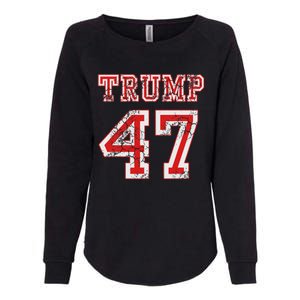 Trump 47 2024 Republican Conservative Women Womens California Wash Sweatshirt