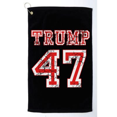 Trump 47 2024 Republican Conservative Women Platinum Collection Golf Towel