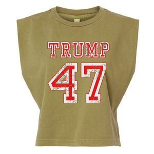 Trump 47 2024 Republican Conservative Women Garment-Dyed Women's Muscle Tee