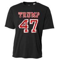 Trump 47 2024 Election Republican Conservative Cooling Performance Crew T-Shirt