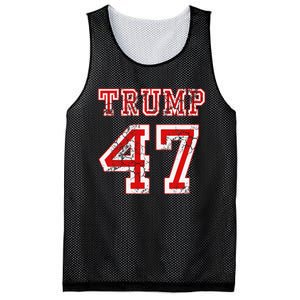 Trump 47 2024 Election Republican Conservative Mesh Reversible Basketball Jersey Tank