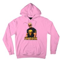 Trump 45 47 IM Back Orange Skull Inauguration 2025 Maga Hoodie