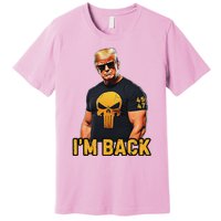 Trump 45 47 IM Back Orange Skull Inauguration 2025 Maga Premium T-Shirt