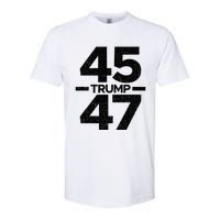 Trump 45 47 Trump 2024 Softstyle CVC T-Shirt