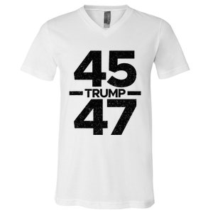 Trump 45 47 Trump 2024 V-Neck T-Shirt