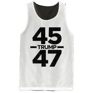 Trump 45 47 Trump 2024 Mesh Reversible Basketball Jersey Tank