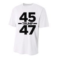 Trump 45 47 Trump 2024 Performance Sprint T-Shirt