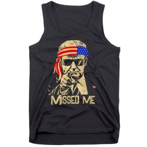 Trump 45 47 Missed Me President 2024 Tank Top