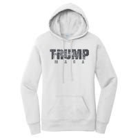 Trump 45 47 Maga Us Flag 2024 Presidential Election Women's Pullover Hoodie