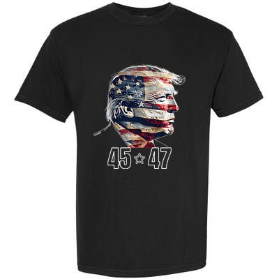 Trump 45 47 Presidential Election Winner Inauguration Garment-Dyed Heavyweight T-Shirt