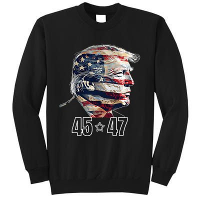 Trump 45 47 Presidential Election Winner Inauguration Sweatshirt