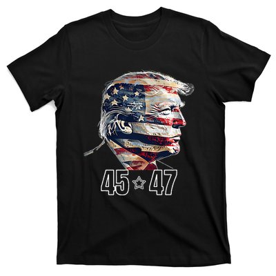 Trump 45 47 Presidential Election Winner Inauguration T-Shirt