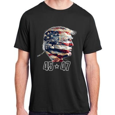 Trump 45 47 Presidential Election Winner Inauguration Adult ChromaSoft Performance T-Shirt