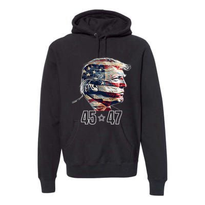 Trump 45 47 Presidential Election Winner Inauguration Premium Hoodie