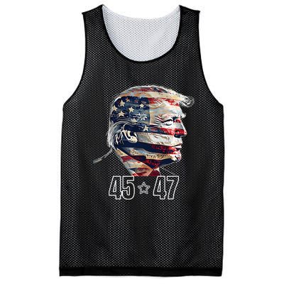 Trump 45 47 Presidential Election Winner Inauguration Mesh Reversible Basketball Jersey Tank