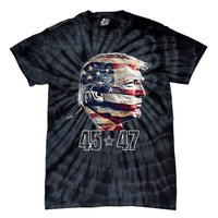 Trump 45 47 Presidential Election Winner Inauguration Tie-Dye T-Shirt