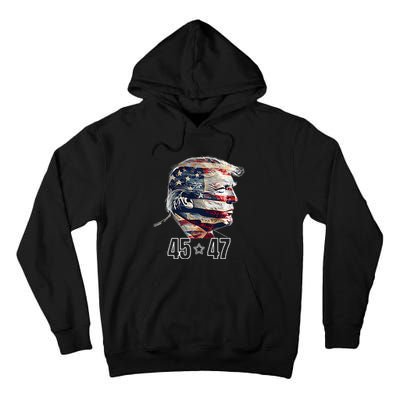 Trump 45 47 Presidential Election Winner Inauguration Tall Hoodie