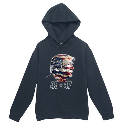 Trump 45 47 Presidential Election Winner Inauguration Urban Pullover Hoodie