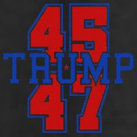 Trump 45 47 7 Panel Mesh Trucker Snapback Hat