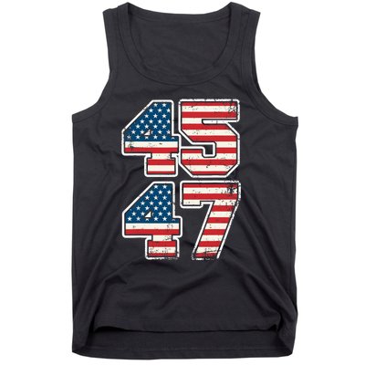 Trump 45 47 2024 President Vintage Tank Top