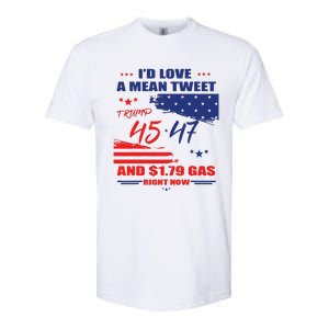 Trump 45 47 ID Love A Mean Tweet Softstyle CVC T-Shirt