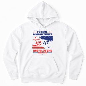 Trump 45 47 ID Love A Mean Tweet Hoodie