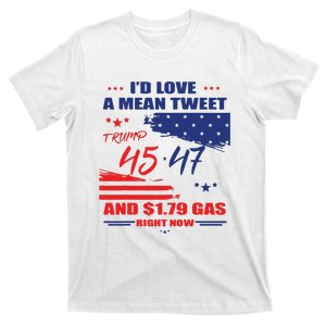 Trump 45 47 ID Love A Mean Tweet T-Shirt