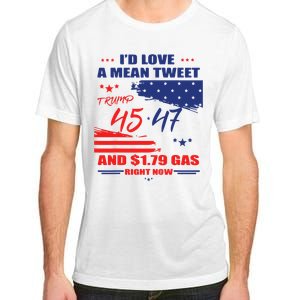 Trump 45 47 ID Love A Mean Tweet Adult ChromaSoft Performance T-Shirt