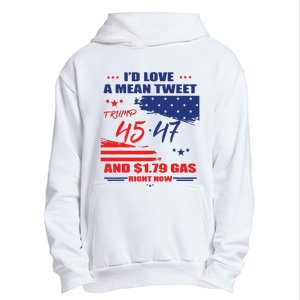 Trump 45 47 ID Love A Mean Tweet Urban Pullover Hoodie