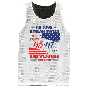 Trump 45 47 ID Love A Mean Tweet Mesh Reversible Basketball Jersey Tank