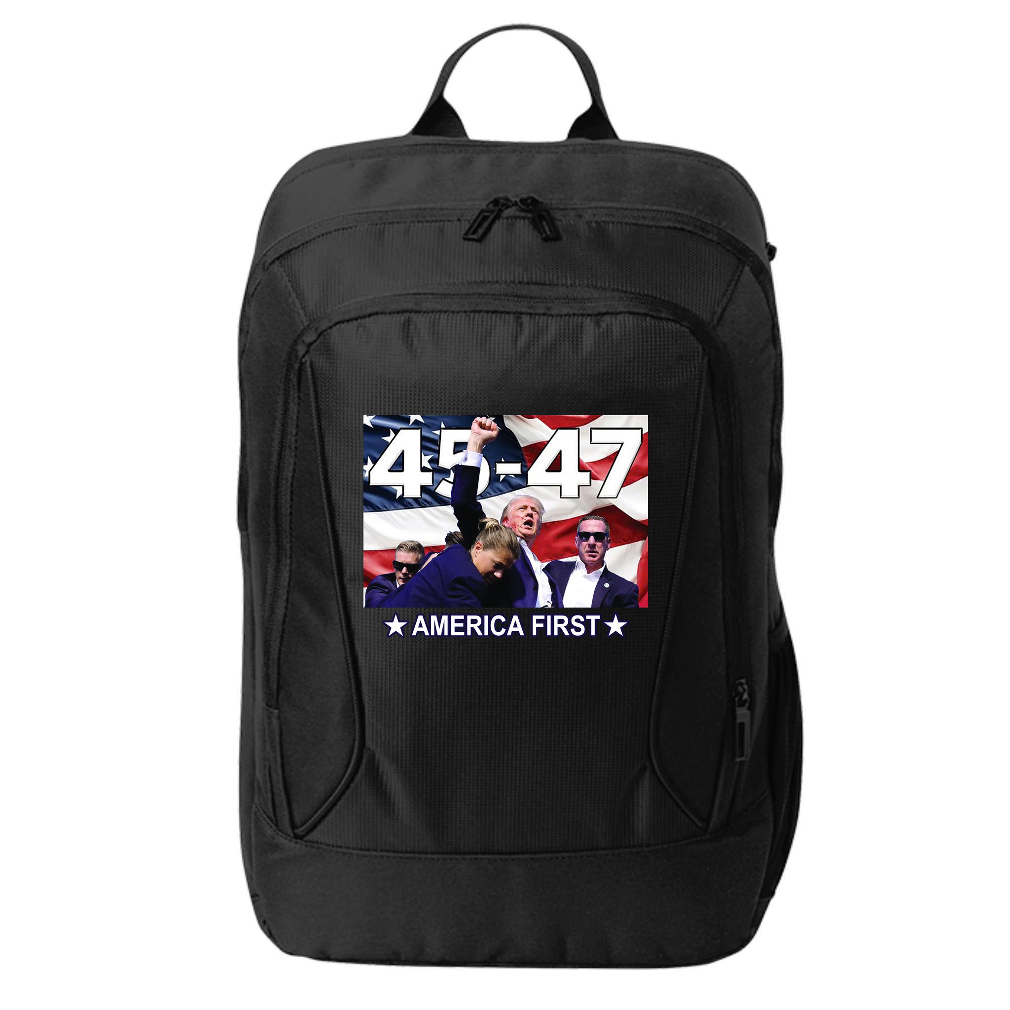 Trump 45 – 47 America First City Backpack