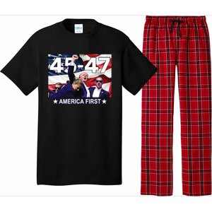 Trump 45 – 47 America First Pajama Set