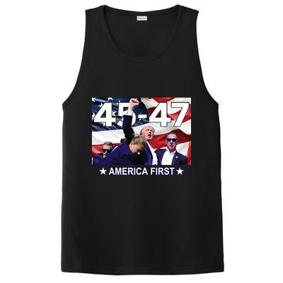 Trump 45 – 47 America First PosiCharge Competitor Tank