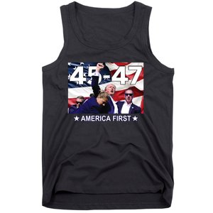 Trump 45 – 47 America First Tank Top