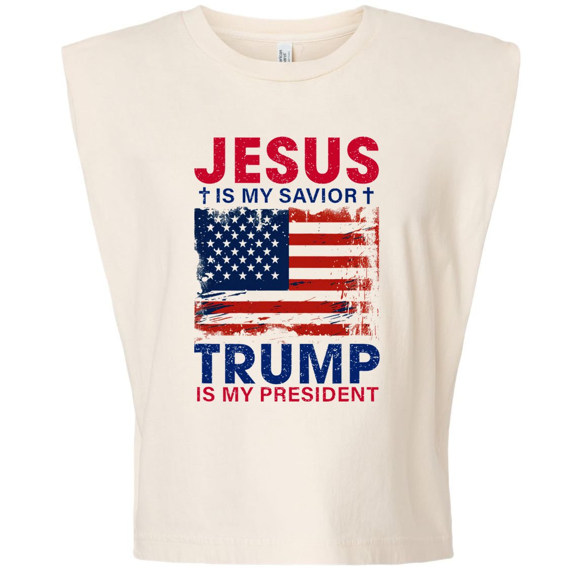 Trump 45 47 Is My President Inauguration Day 2025 Garment-Dyed Women's Muscle Tee