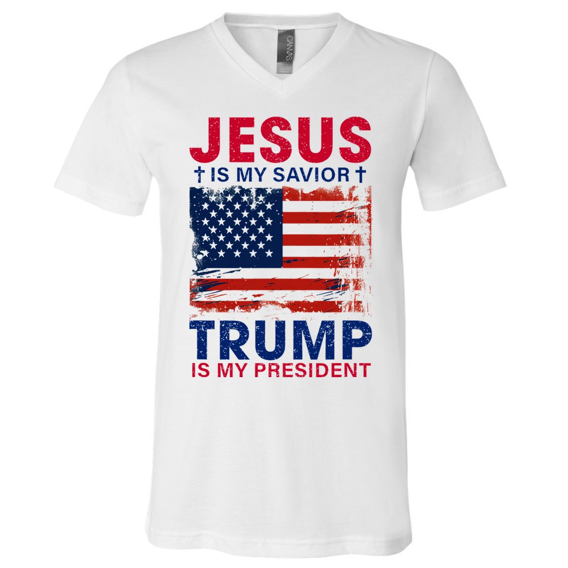 Trump 45 47 Is My President Inauguration Day 2025 V-Neck T-Shirt