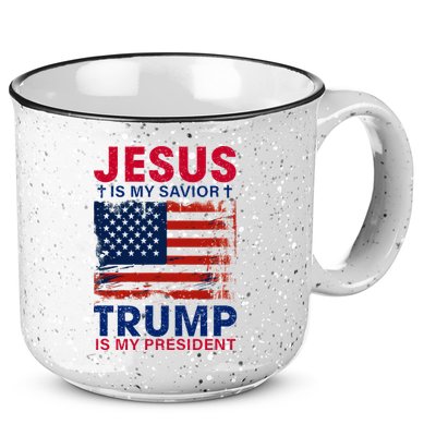 Trump 45 47 Is My President Inauguration Day 2025 15oz Campfire Ceramic Mug