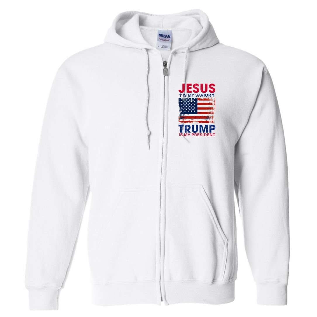Trump 45 47 Is My President Inauguration Day 2025 Full Zip Hoodie