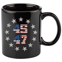 Trump 45 47 11oz C Handle Ceramic Mug