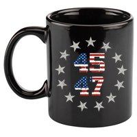 Trump 45 47 11oz C Handle Ceramic Mug