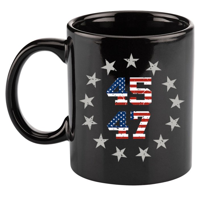 Trump 45 47 11oz C Handle Ceramic Mug
