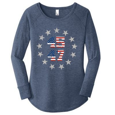 Trump 45 47 Women's Perfect Tri Tunic Long Sleeve Shirt