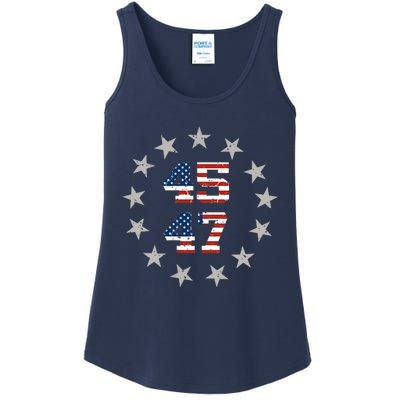 Trump 45 47 Ladies Essential Tank