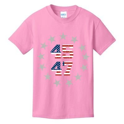 Trump 45 47 Kids T-Shirt