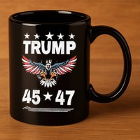 Trump 45 47 11oz C Handle Ceramic Mug