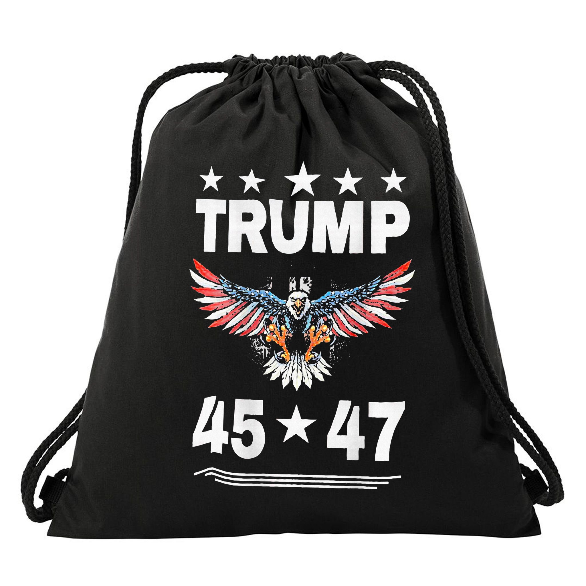 Trump 45 47 Drawstring Bag