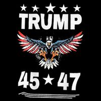 Trump 45 47 Drawstring Bag